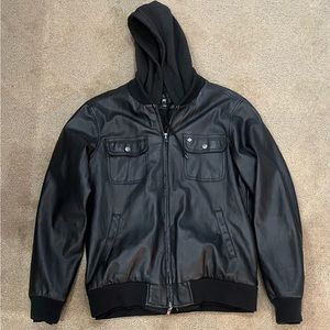 Obey Faux Leather Jacket